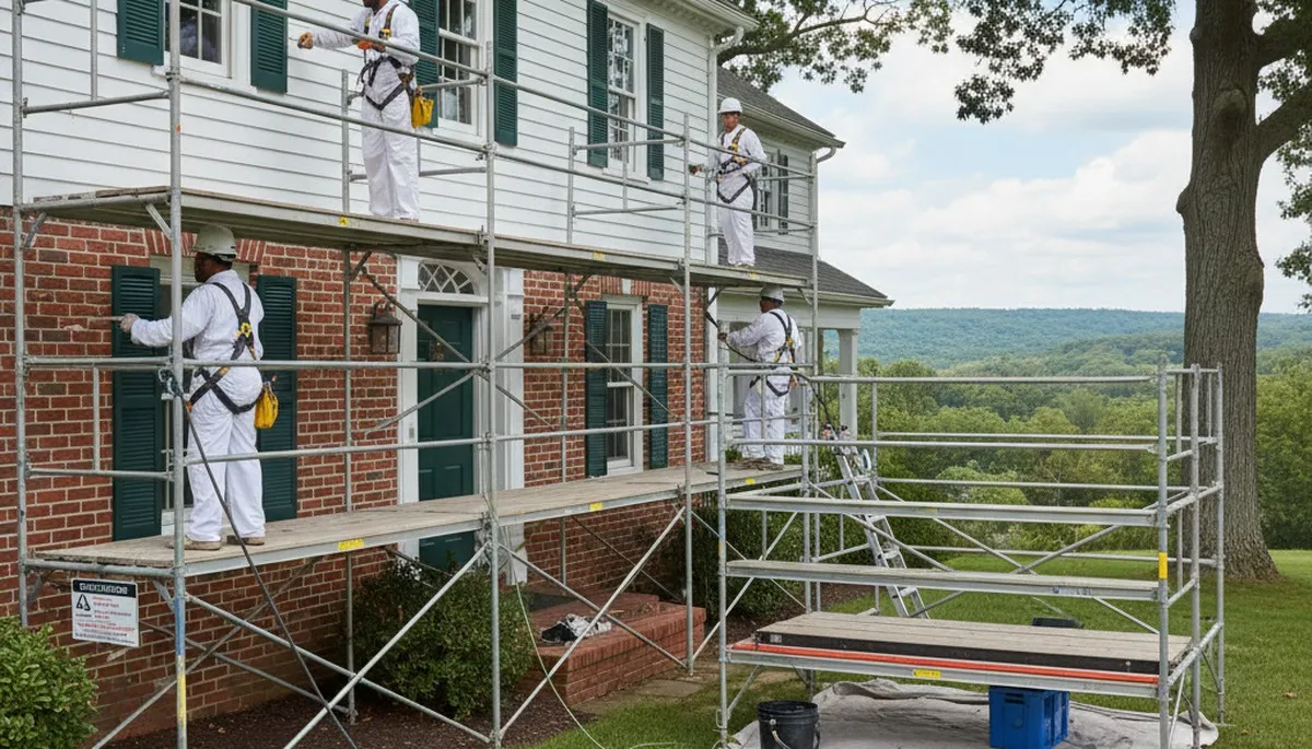 Professional painter in Hartford, CT providing interior and exterior house painting services