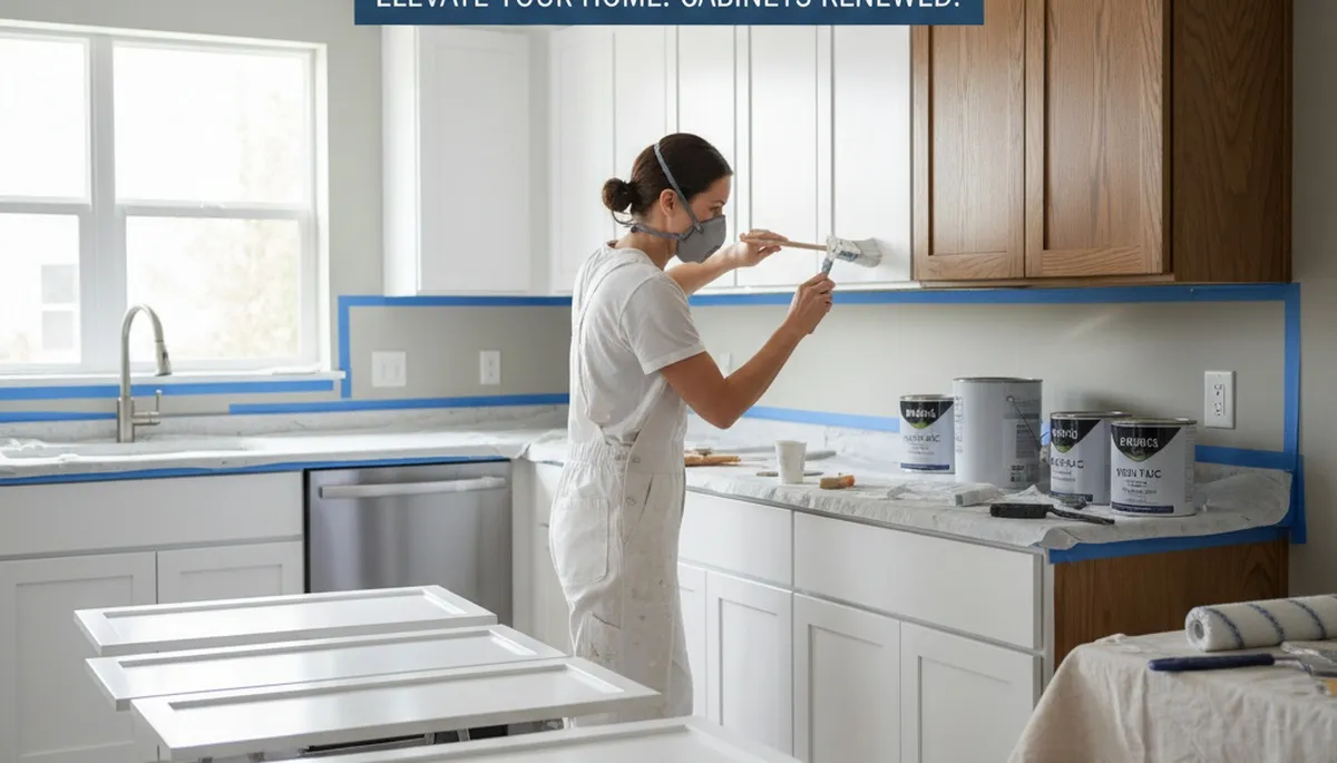 Hartford, CT cabinet painting by Hartford Paint Pros for durable, smooth kitchen finishes