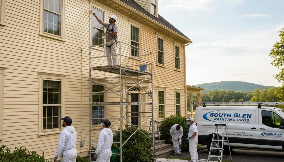 Professional painter servicing Hartford, CT for interior and exterior painting projects
