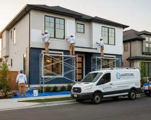 Exterior painting services for Hartford, CT properties by professional painters